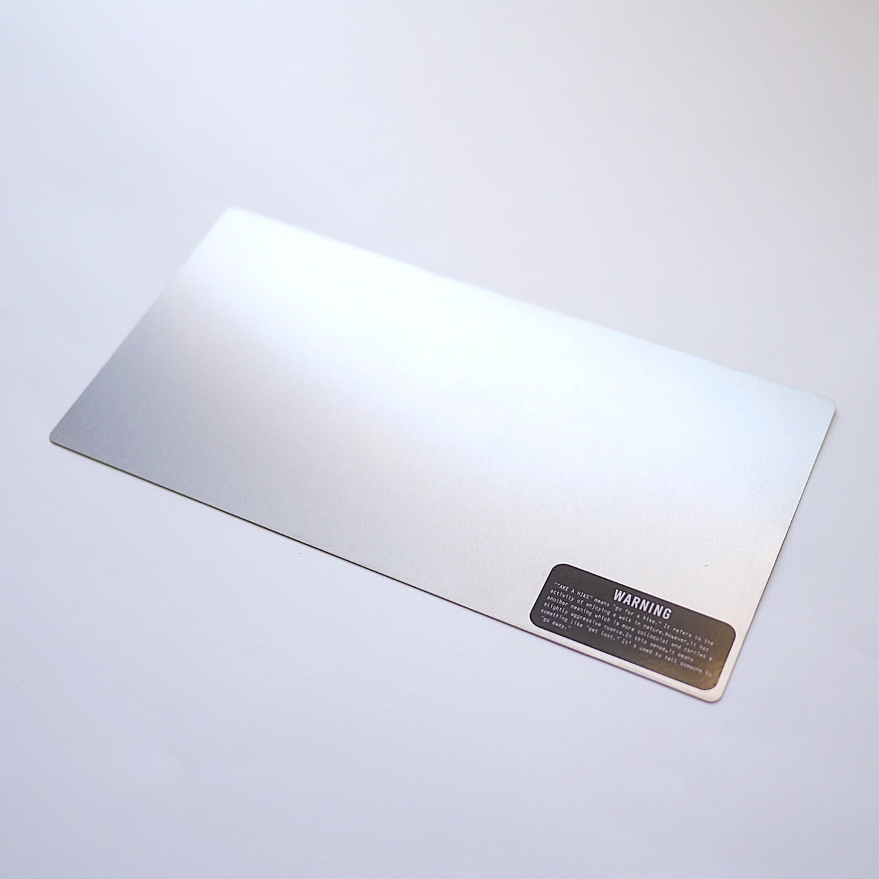 "Ti TRAIL PLATE"