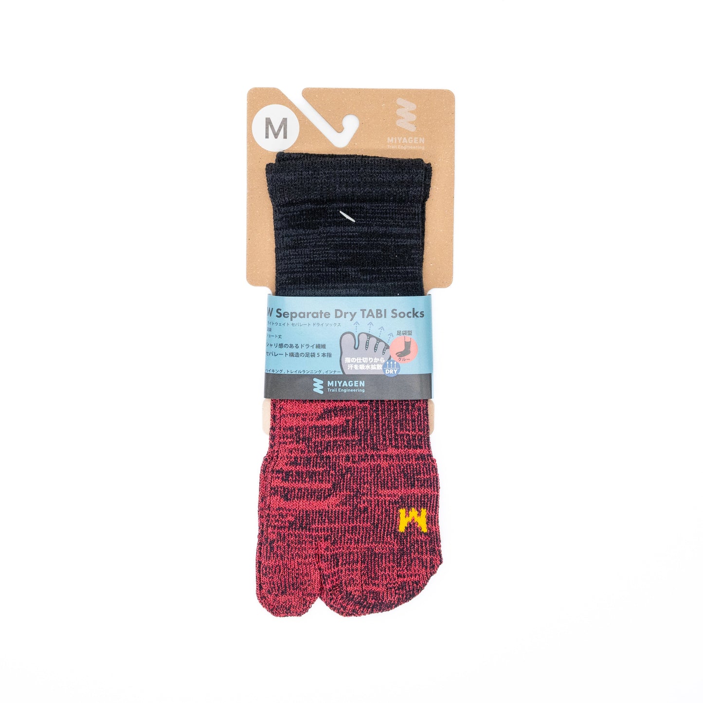 "LW SEPARATE DRY SOCKS / TABI CREW LENGTH"