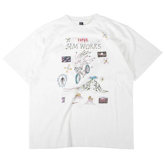 "GHOOOST x SIM WORKS RIDE ME TO THE MOON TEE"
