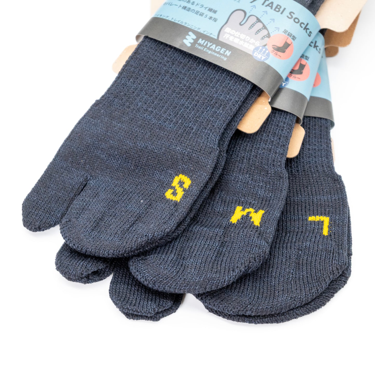 "LW SEPARATE DRY SOCKS / TABI CREW LENGTH"