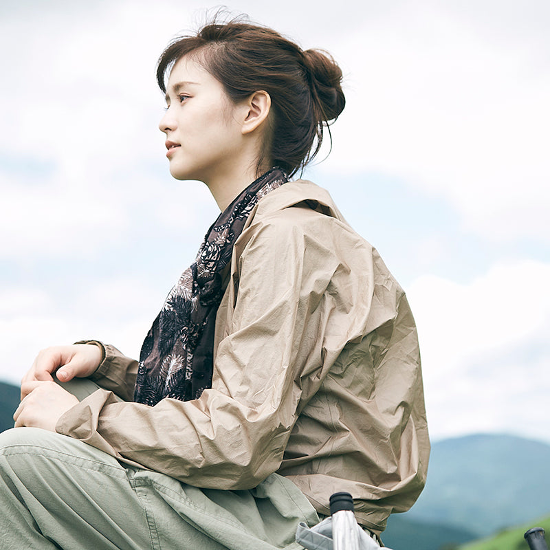 "SPORTS TENUGUI / ライチョウ&ホシガラス セピア"