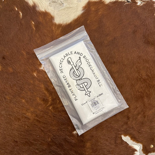 "CLEAR WATERPROOF PACK LINERS"