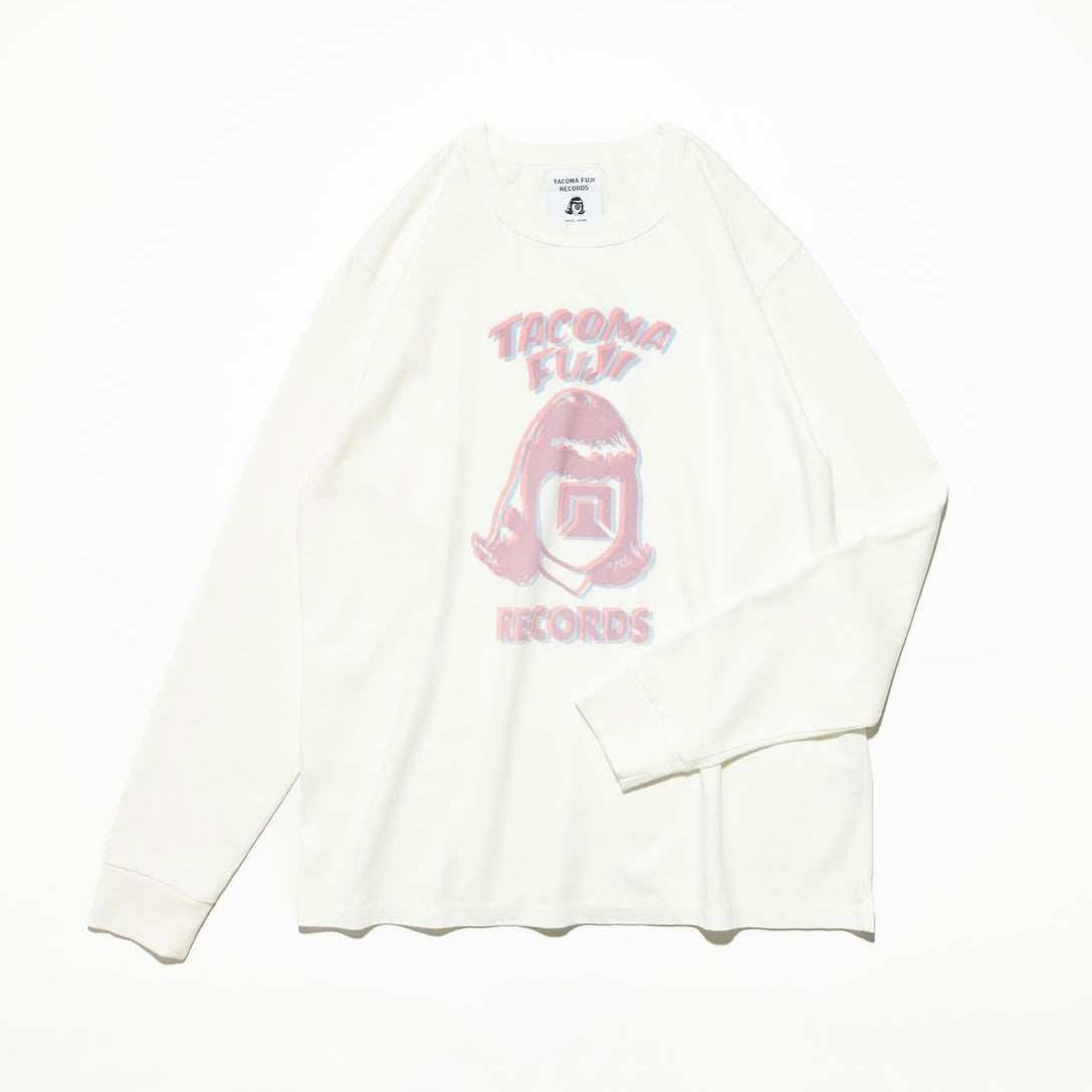 "TACOMA FUJI RECORDS LOGO LS Tee / designed by Tomoo Gokita"