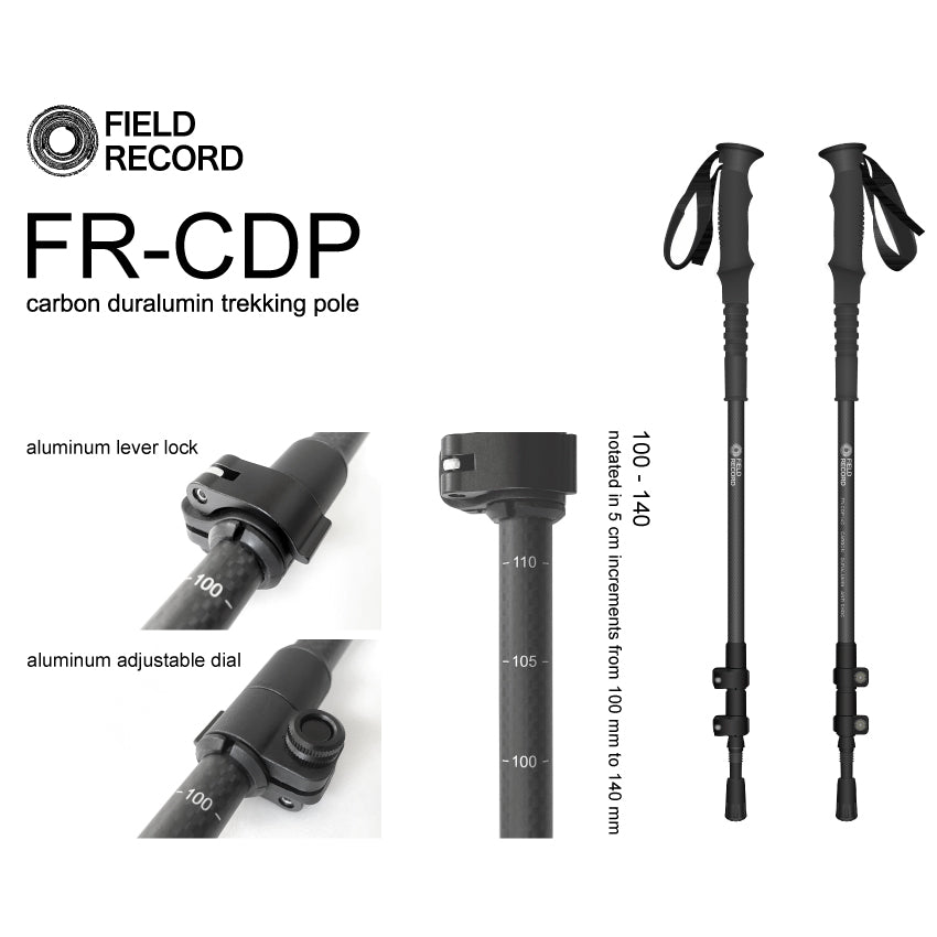 "FR-CDP / FR CARBON ALUMINUM TREKKING POLE 1set"