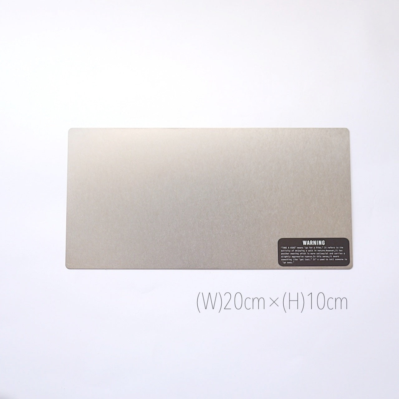 "Ti TRAIL PLATE"
