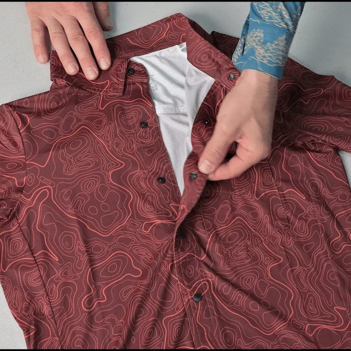 "SHORT SLEEVE CATALYST MOUNTAIN BIKE BUTTON-DOWN SHIRT"