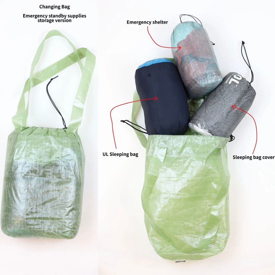 "CHANGING BAG"