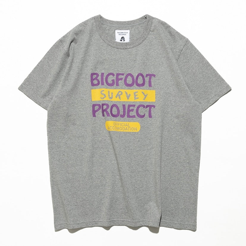 "BIGFOOT SURVEY PROJECT OFFICIAL ACCOMODATION Tee / designed by Jerry UKAI"