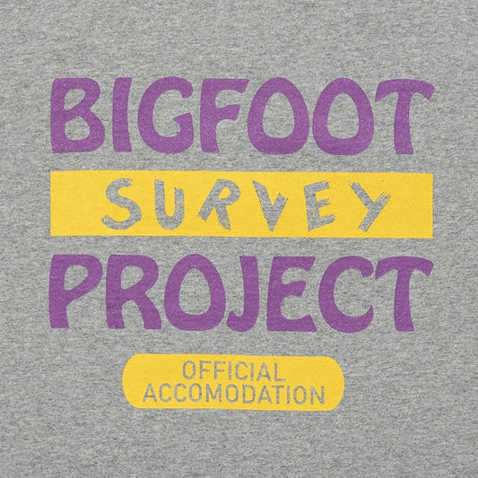 "BIGFOOT SURVEY PROJECT OFFICIAL ACCOMODATION Tee / designed by Jerry UKAI"
