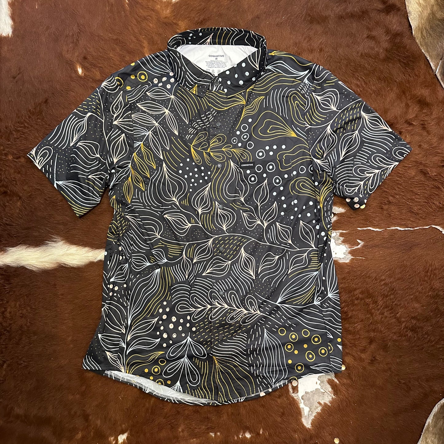 "SHORT SLEEVE CATALYST MOUNTAIN BIKE BUTTON-DOWN SHIRT"