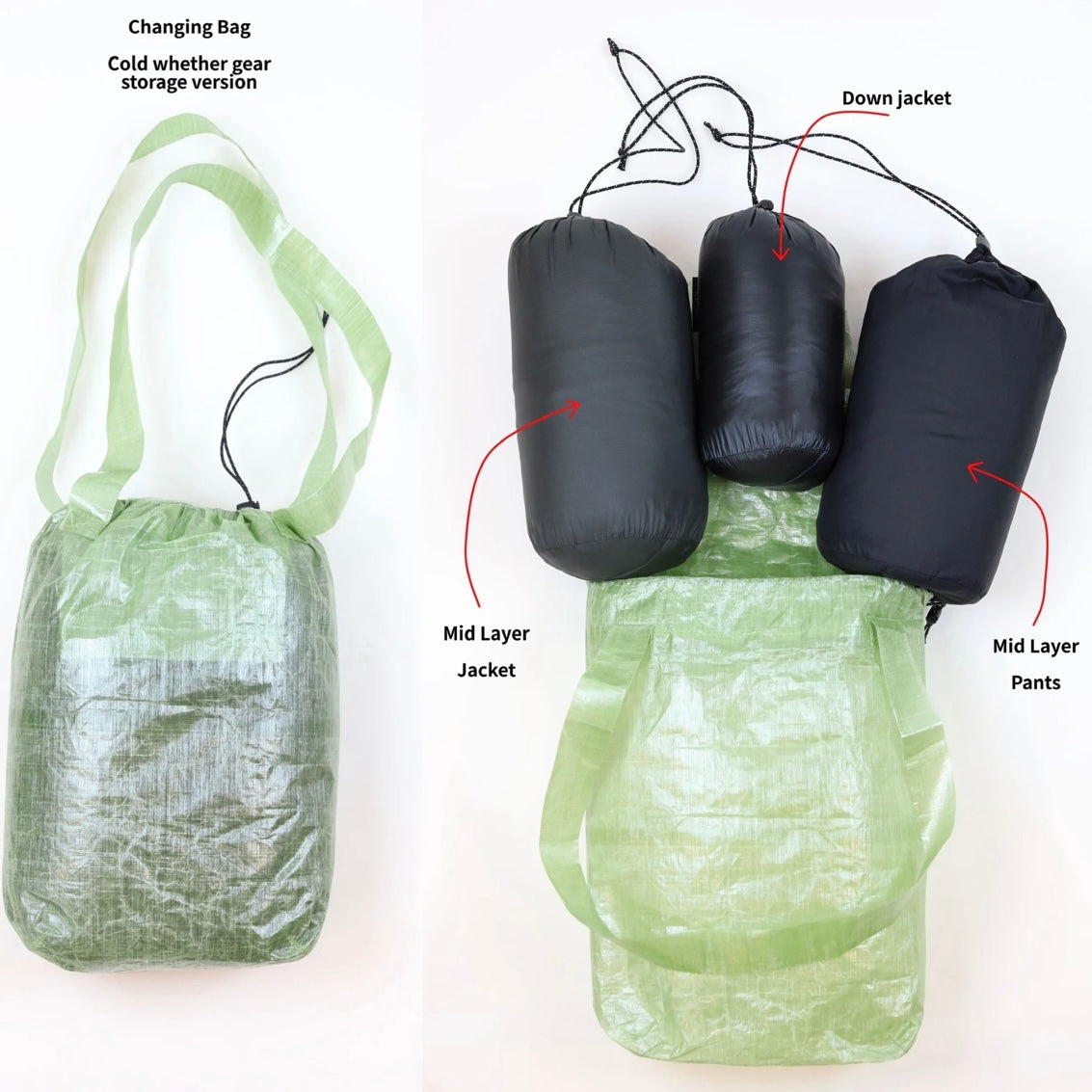 "CHANGING BAG"