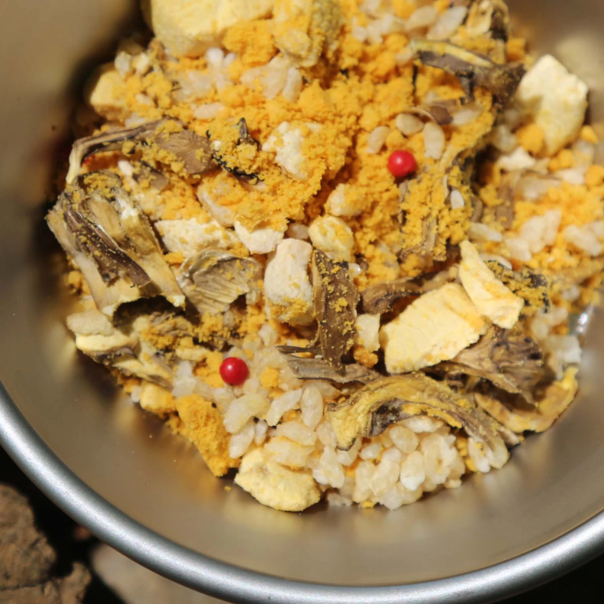 "鶏と舞茸のシェリー煮込み(リゾット仕立て)"