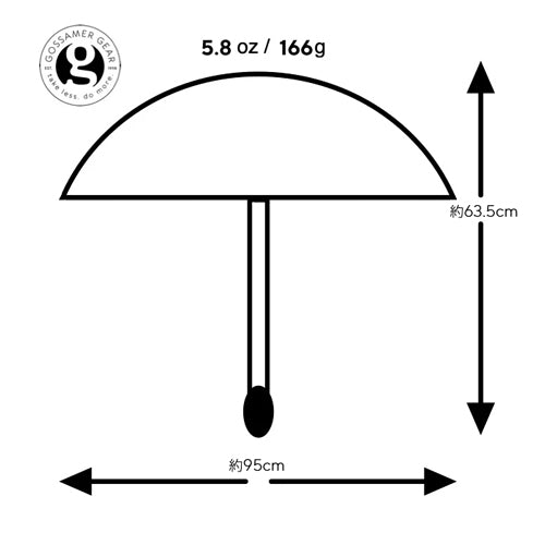 "LIGHTREK HIKING UMBRELLA"