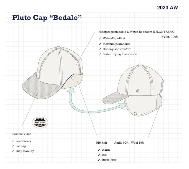 "PLUTO CAP / BEDAL"