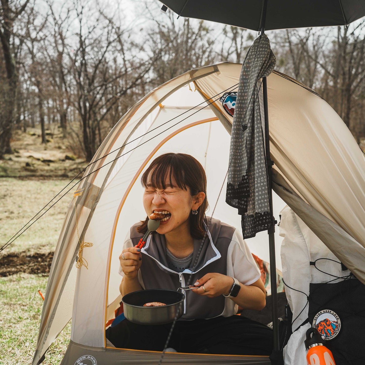 "旅のてぬぐい / 白雨"