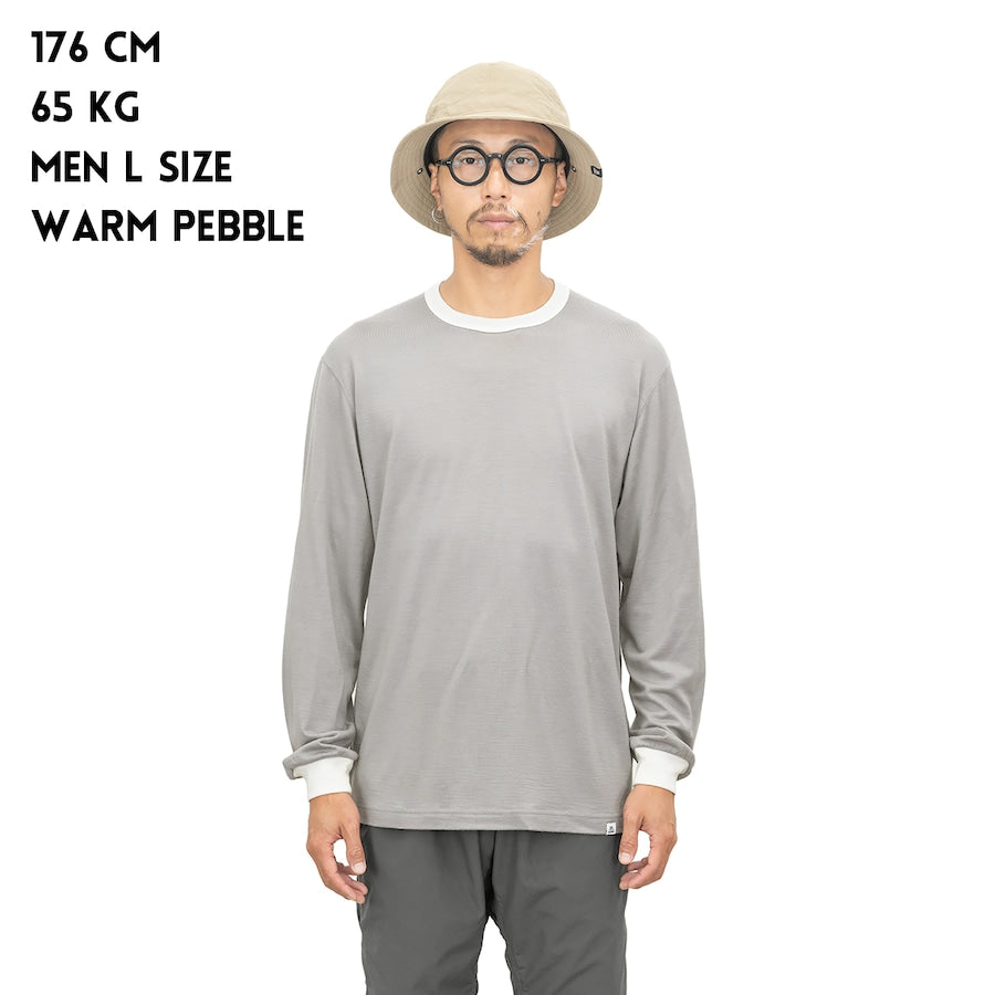 "UNWIND MERINO TEE LONG SLEEVE"