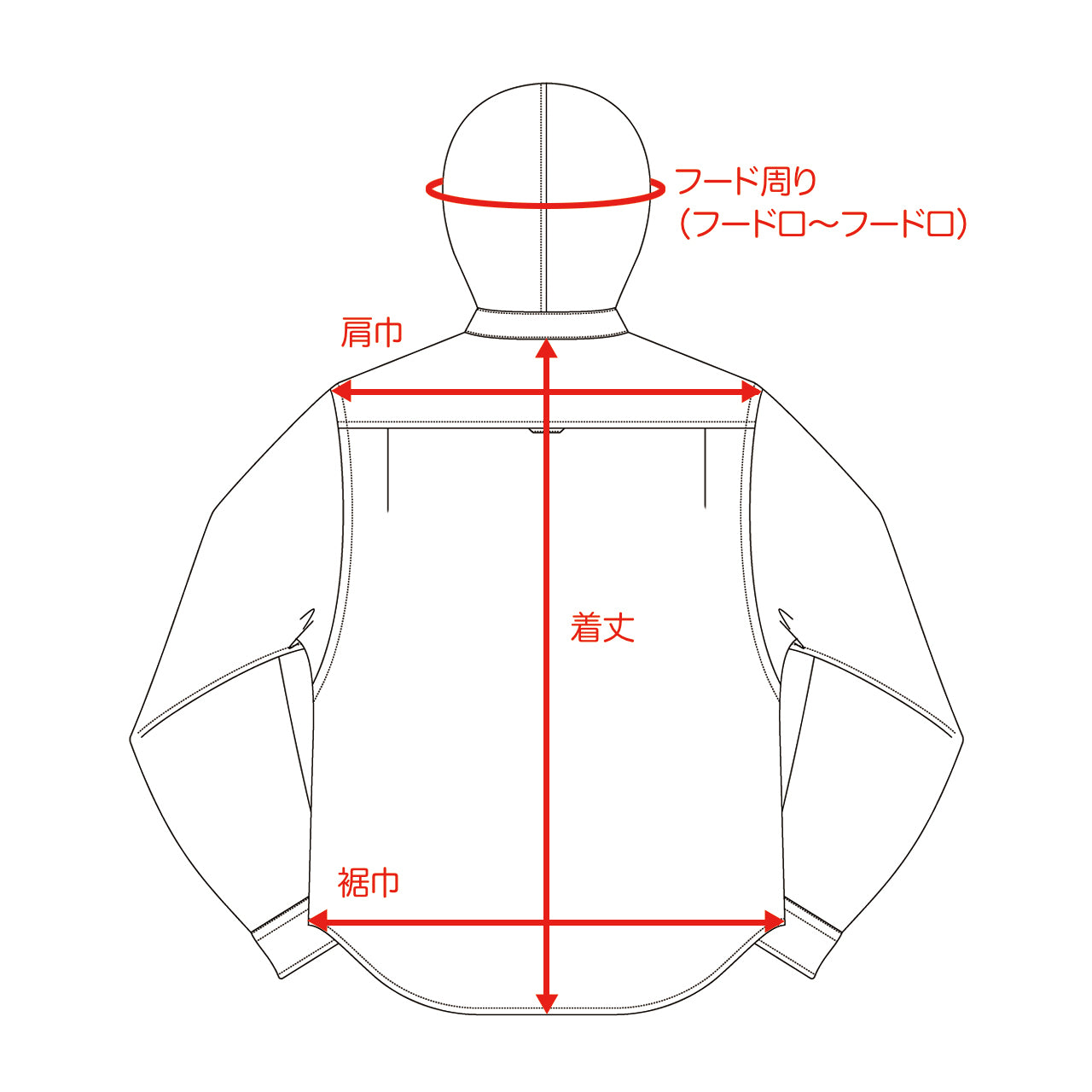 "HOODED LONG SLEEVE SHIRT"