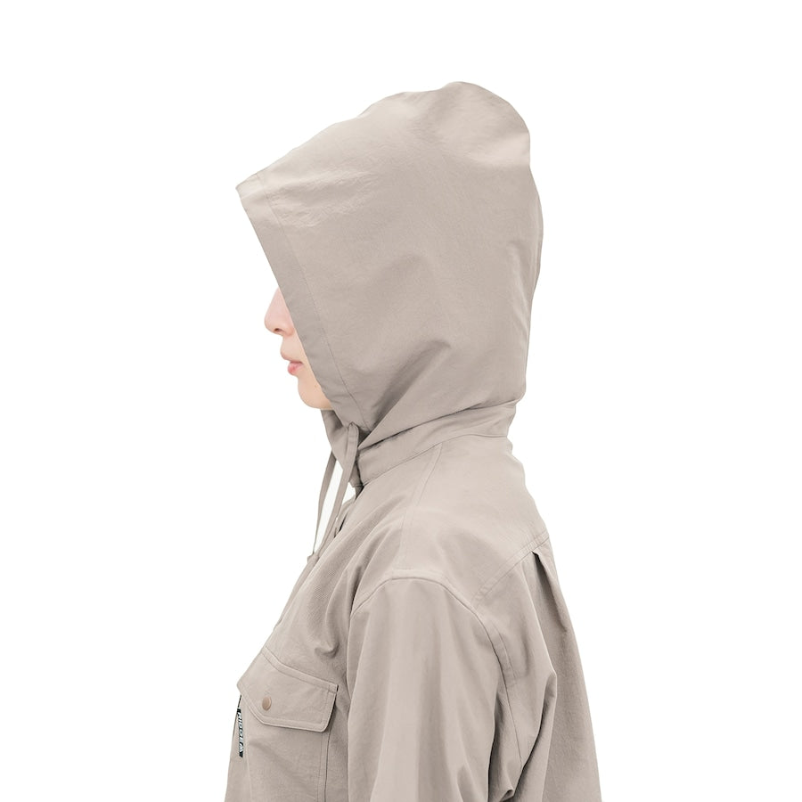 "HOODED LONG SLEEVE SHIRT"