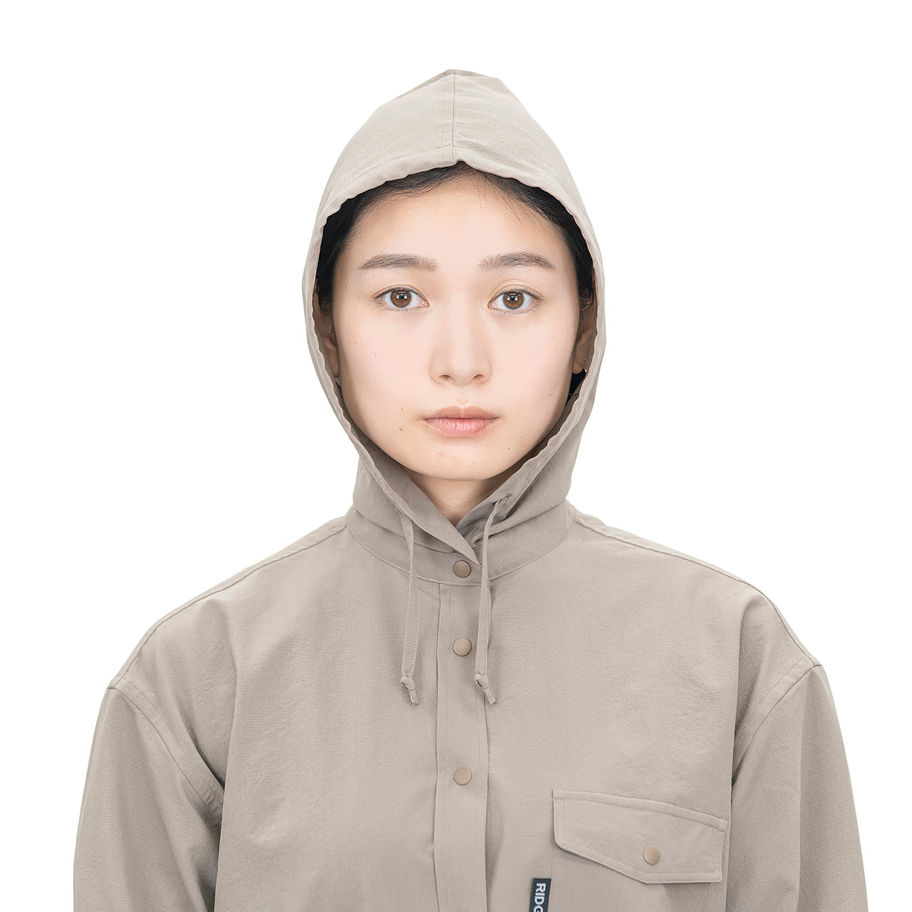 "HOODED LONG SLEEVE SHIRT"