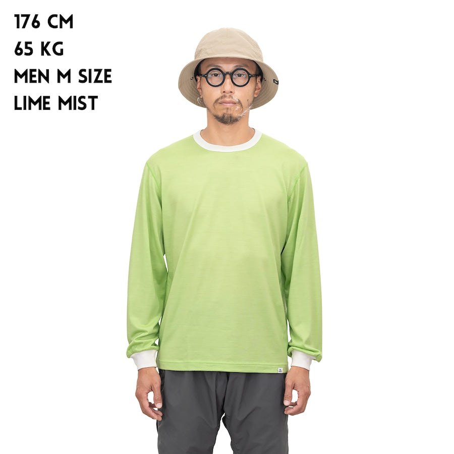 "UNWIND MERINO TEE LONG SLEEVE"