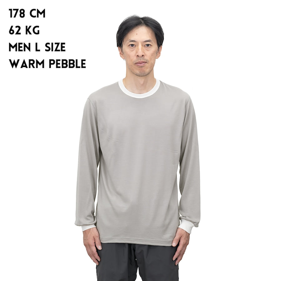 "UNWIND MERINO TEE LONG SLEEVE"