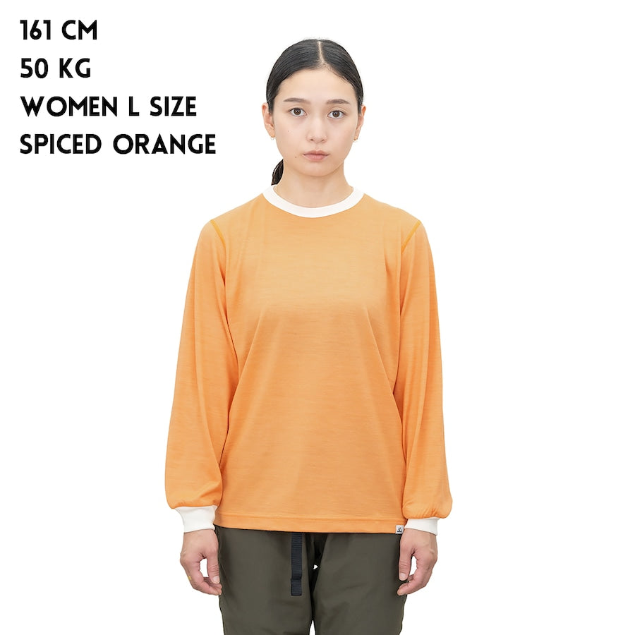 "UNWIND MERINO TEE LONG SLEEVE"