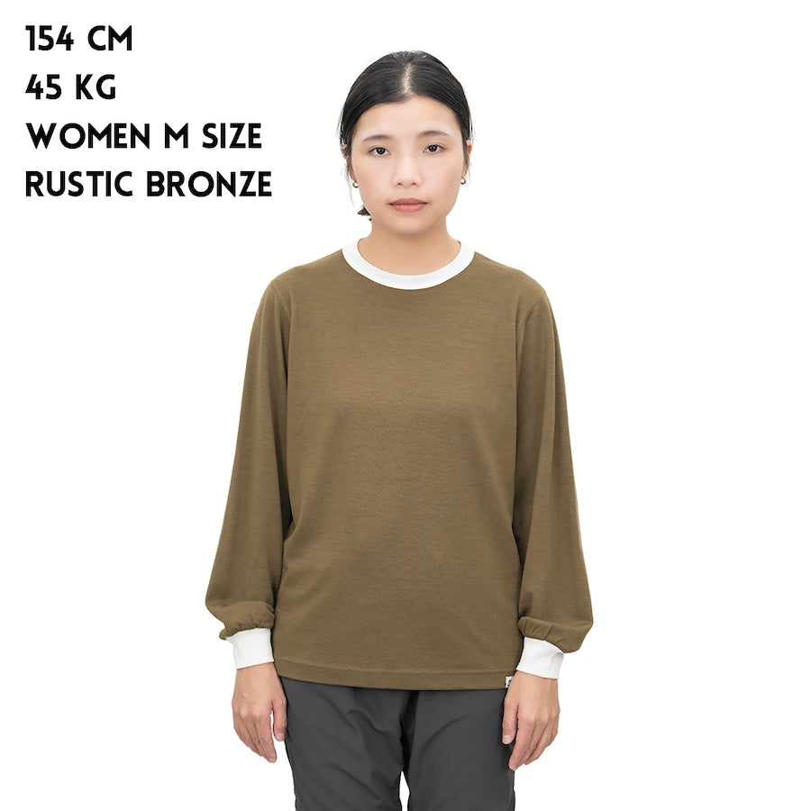 "UNWIND MERINO TEE LONG SLEEVE"