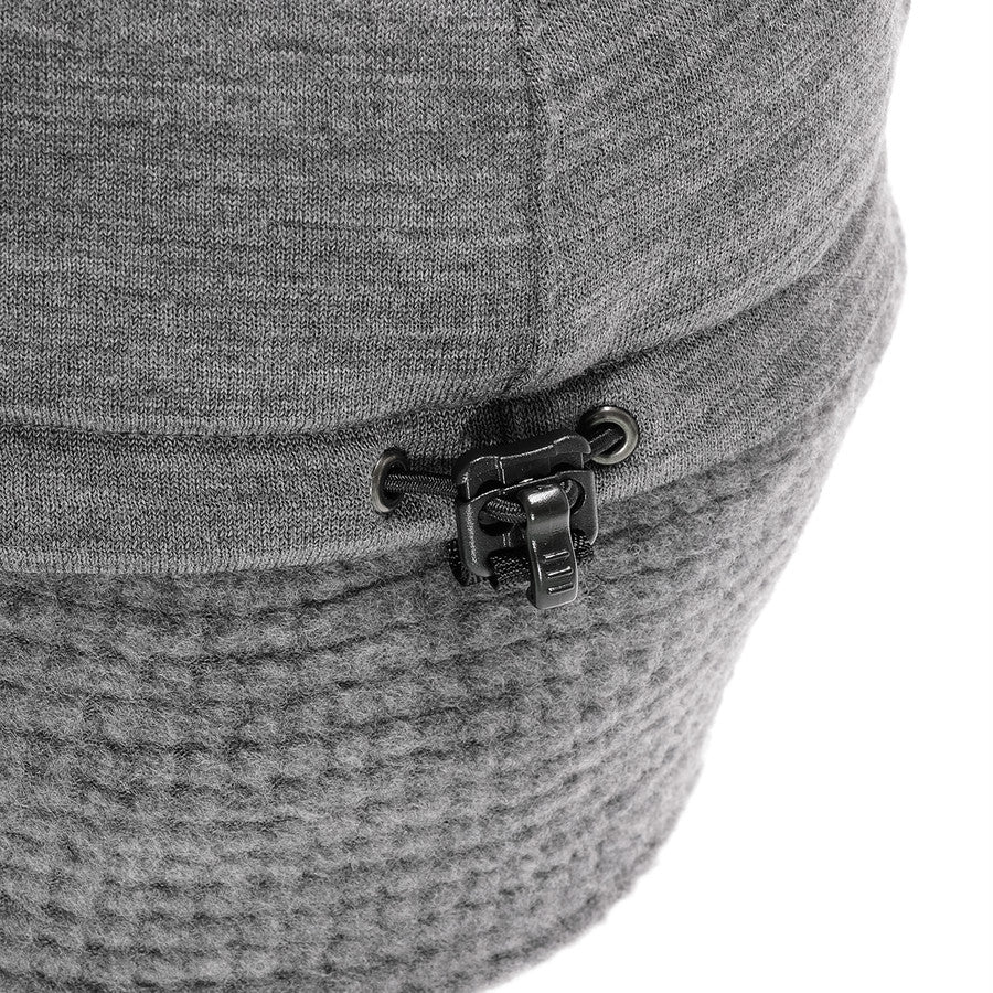 "GRID MERINO EARMUFF CAP"