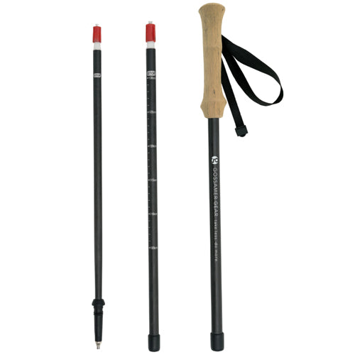 "LT5 THREE PIECE CARBON TREKKING POLES / PAIR"