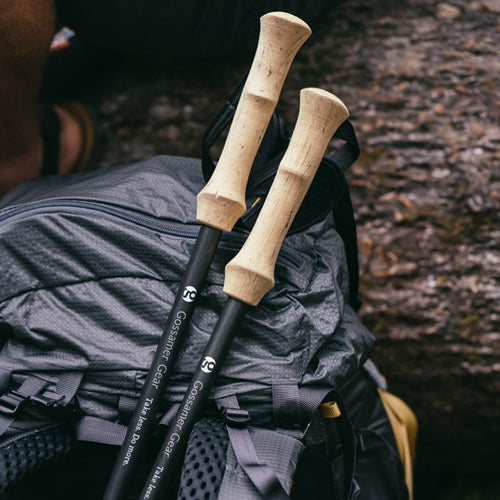 "LT5 THREE PIECE CARBON TREKKING POLES / PAIR"