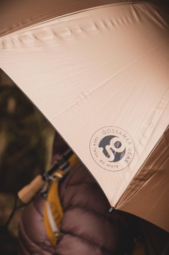 "LIGHTREK HIKING (CHROME) UMBRELLA / GOLD DOME ULTRALIGHT UMBRELLA"