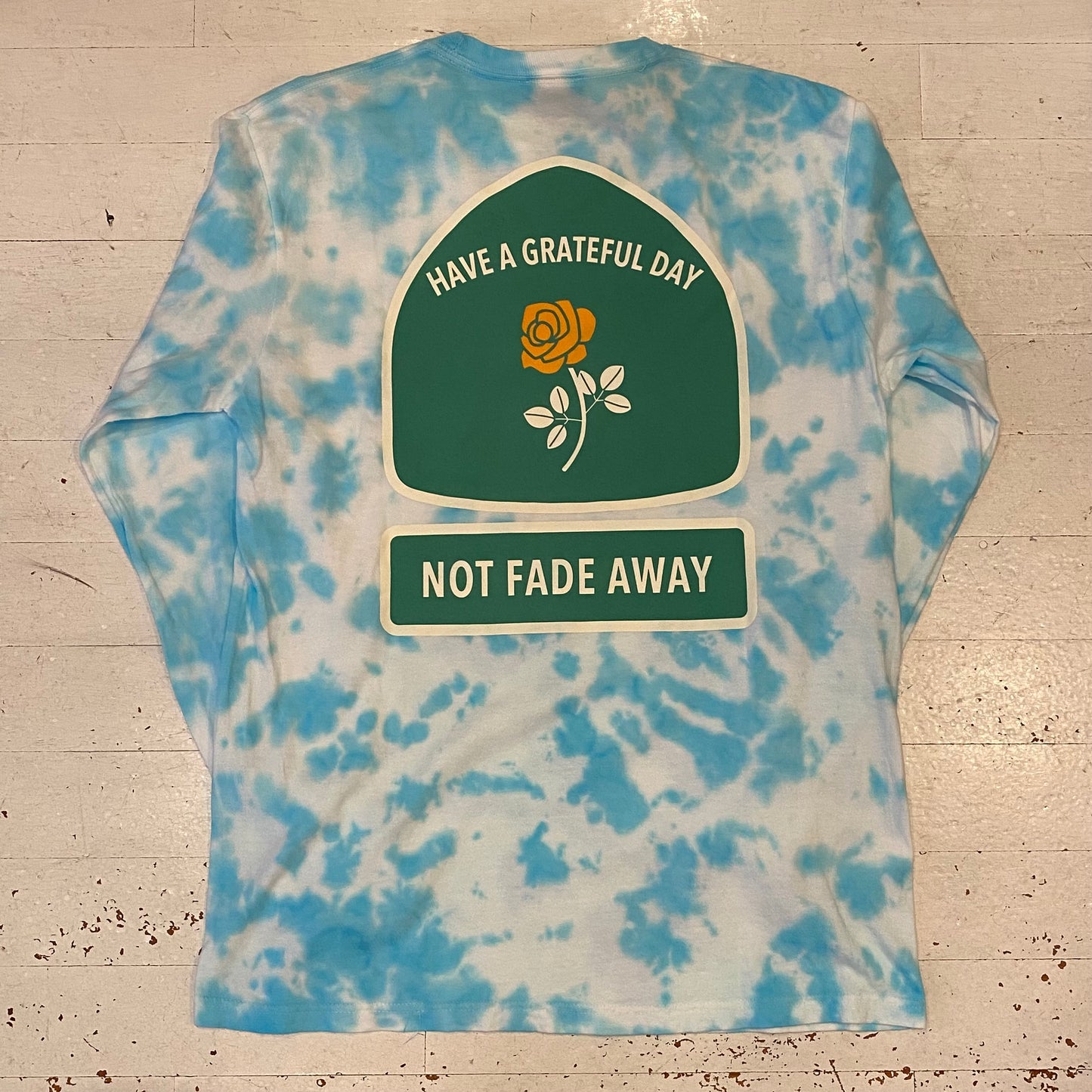 "LONG SLEEVE TIE DYE T-SHIRT -HIGH WAY"
