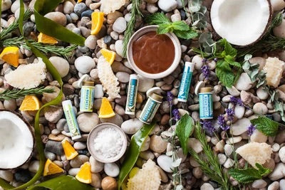 "SEA SALT & CARAMEL LIP BALM W-PACK"