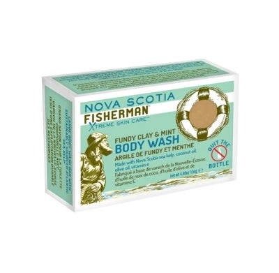 "BODY WASH BAR - FUNDY CLAY & MINT"
