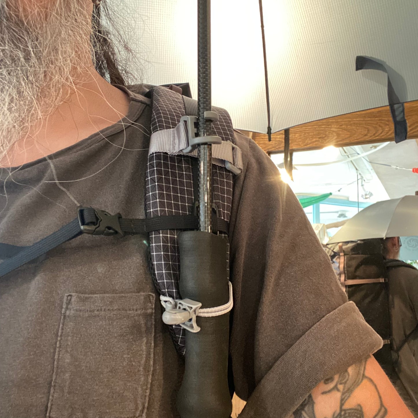 "HANDSFREE UMBRELLA CLAMP"