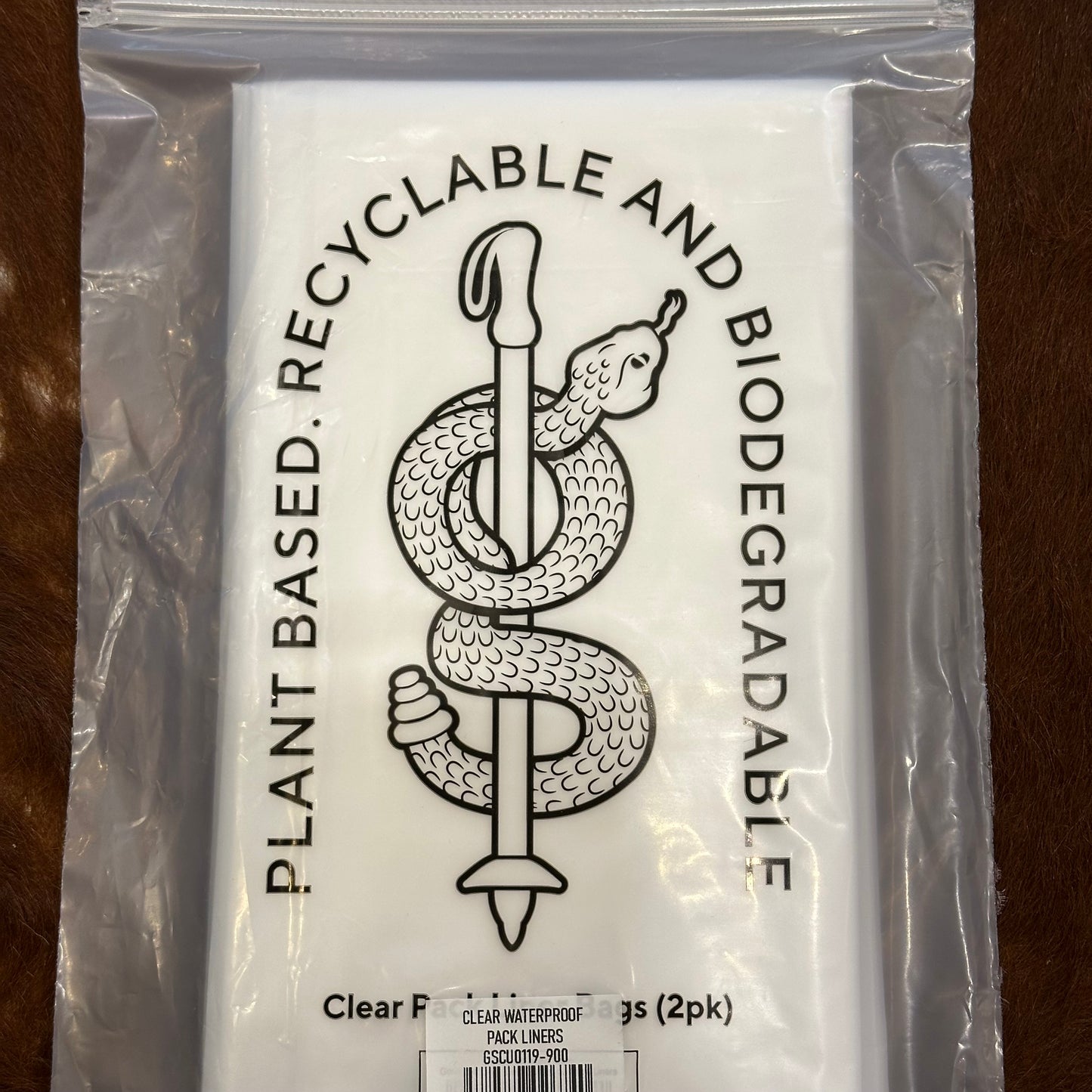 "CLEAR WATERPROOF PACK LINERS"