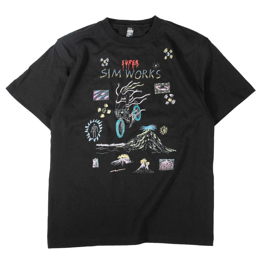 "GHOOOST x SIM WORKS RIDE ME TO THE MOON TEE"