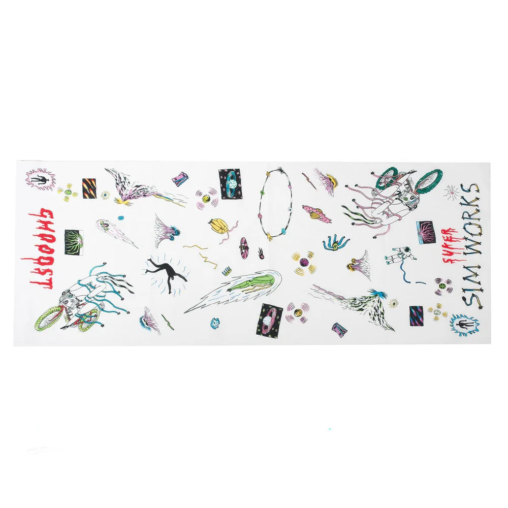 "GHOOOST x SIM WORKS RIDE ME TO THE MOON TENUGUI"