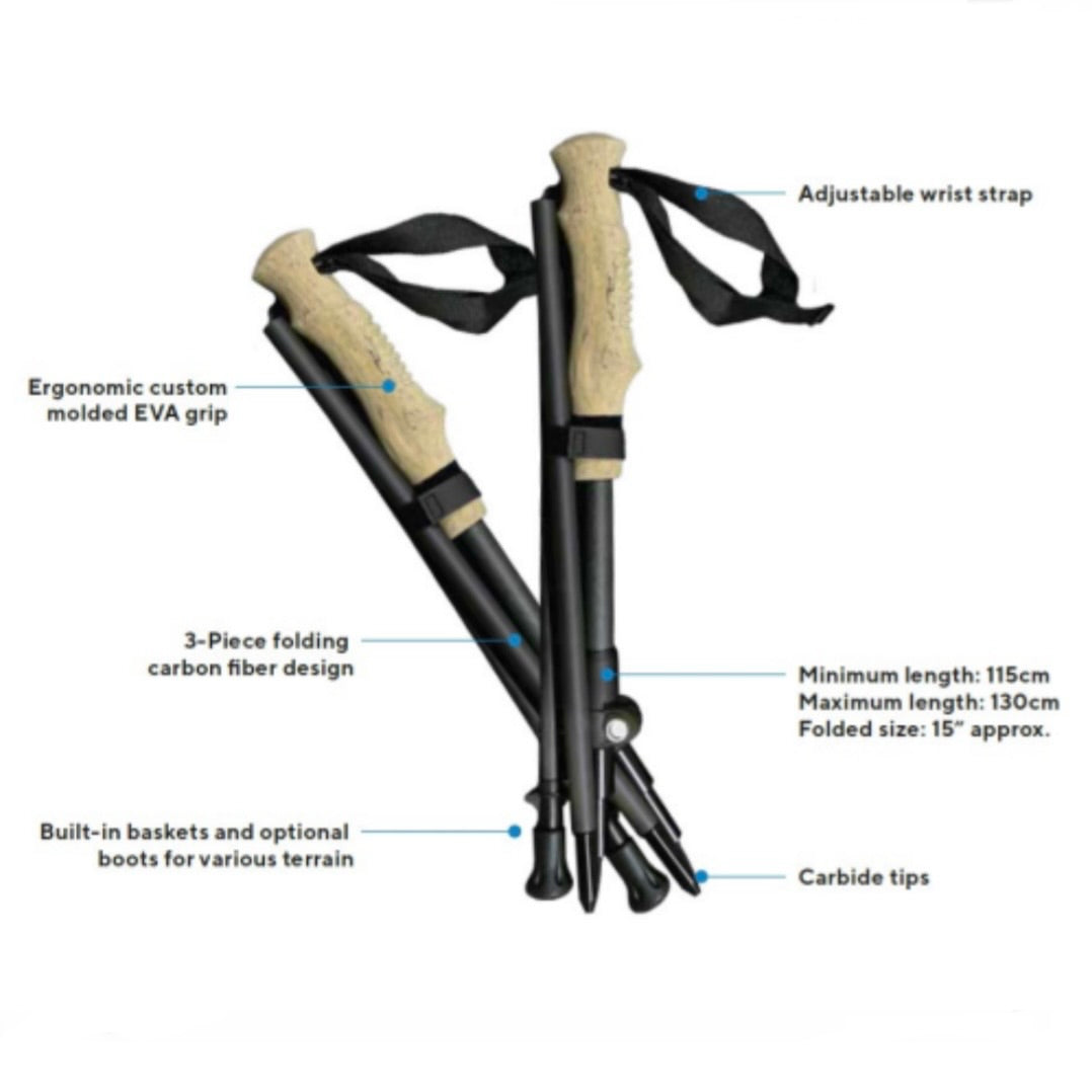 "FOLDING TREKKING POLES / SINGLE"