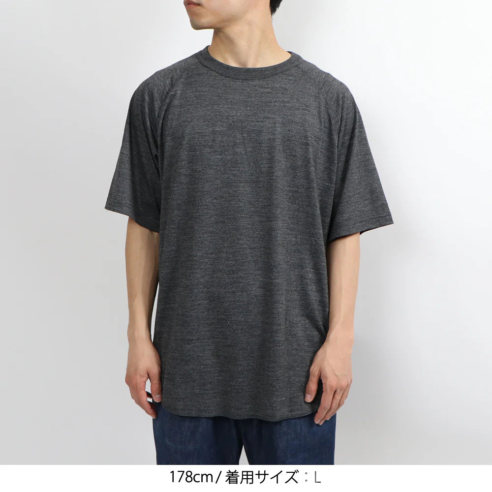 "MERINO WOOL 1/2 SLEEVE BASE BALL TEE"