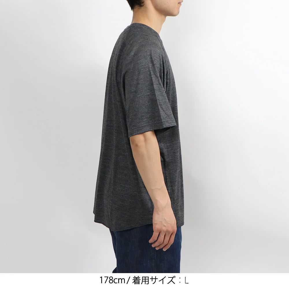 "MERINO WOOL 1/2 SLEEVE BASE BALL TEE"