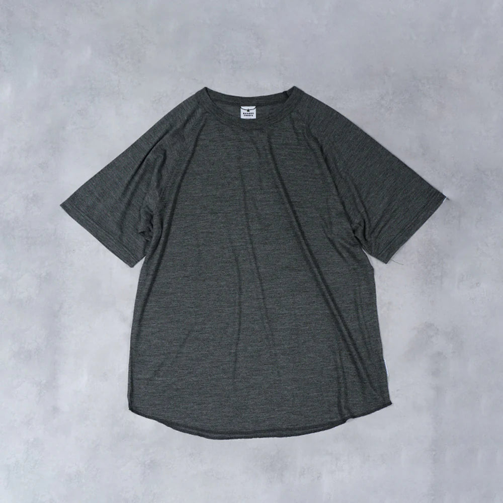 "MERINO WOOL 1/2 SLEEVE BASE BALL TEE"