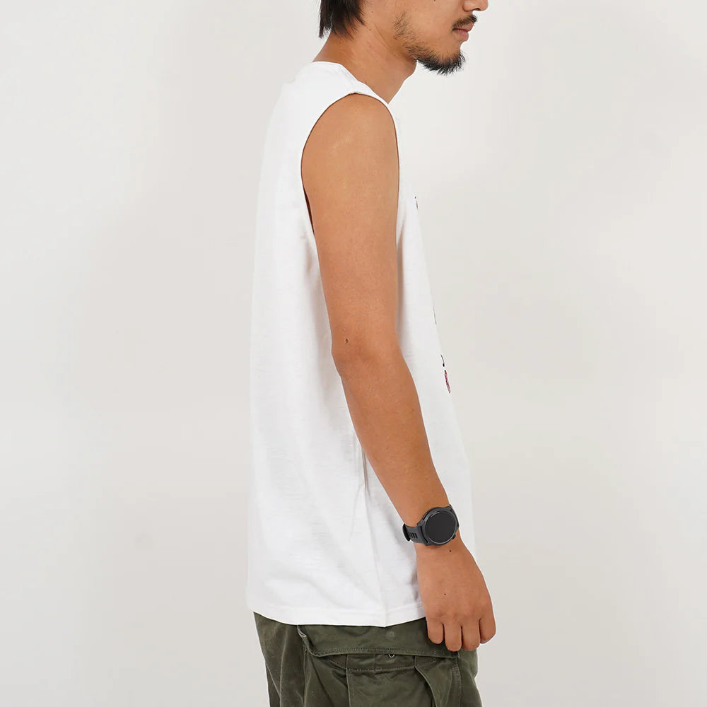 "RECYCLE POLYESTER QUICK-DRY SLEEVELESS TEE"