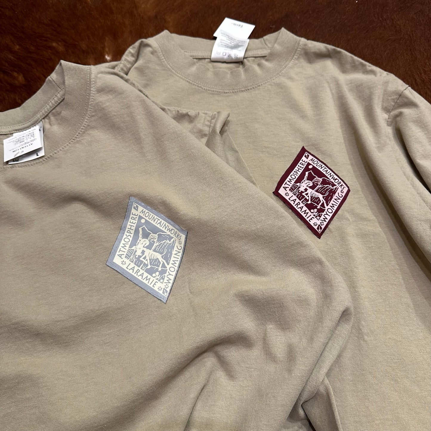 "PRINTED L/S TEE"