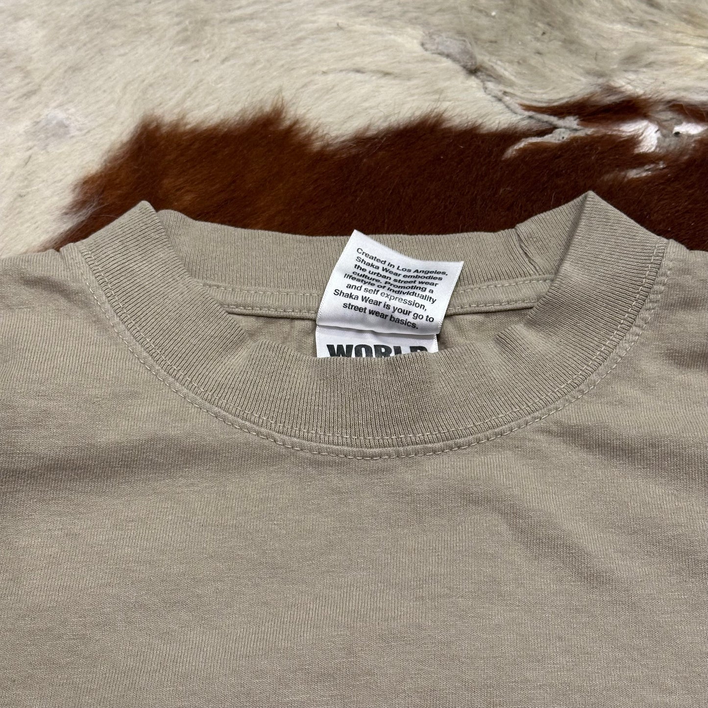 "PRINTED L/S TEE"