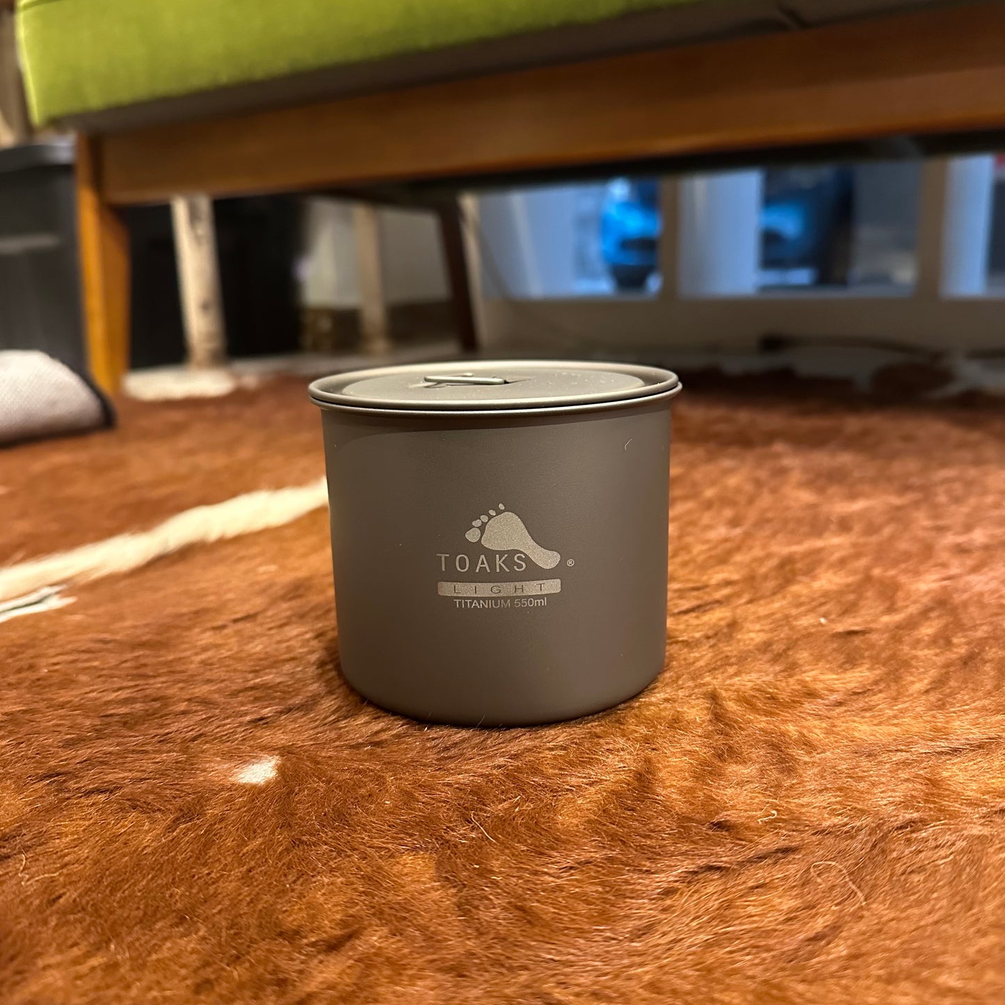 "ULTRALIGHT TITANIUM POT / 550ml"