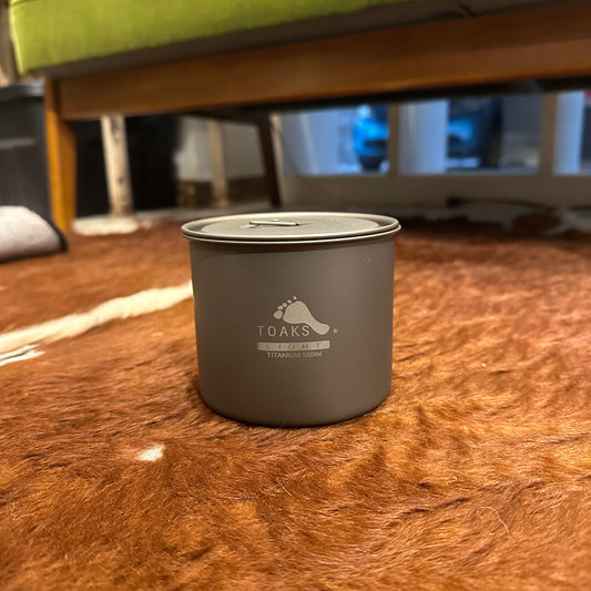 "ULTRALIGHT TITANIUM POT / 550ml"