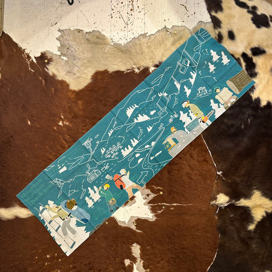 "山で働く人・ありがとう手ぬぐい"