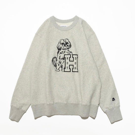 "HOTDOG VINTAGE LOGO SWEATSHIRT / designed by Hiroshi Iguchi"