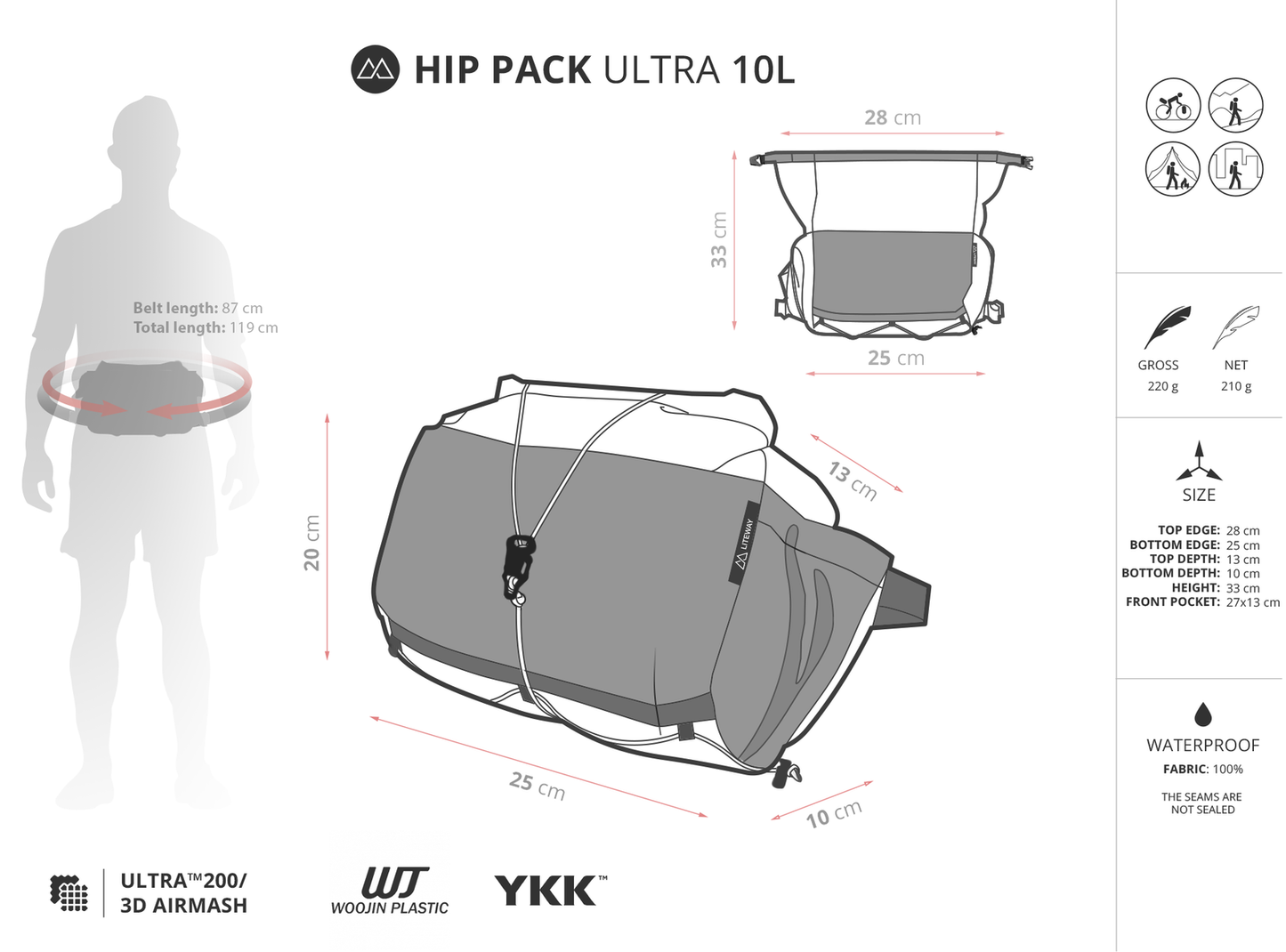 "HIP PACK ULTRA"